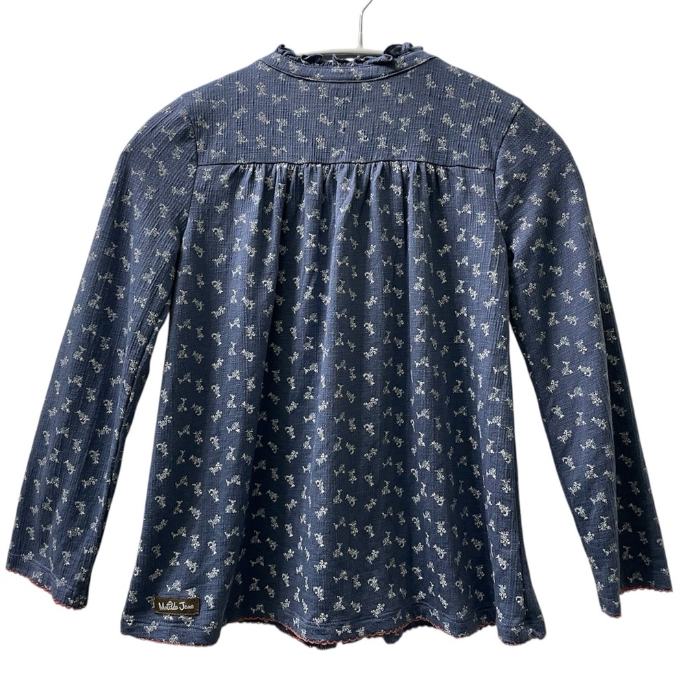Matilda Jane Blue Jemma Textured Floral Top - Picture 6 of 6